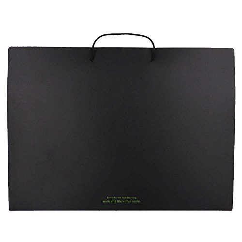 8 Index Simple Document File Folder, Barisc Expandable Portable Wallet Concertina Accordion File Organizer for A4 and Letter Size (Black) - Thumbnail 4