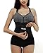 Welcos Women's Waist Cincher Trainer Body Belt Shaper Workout Gym Slimming Girdle Corset Shapewear Black, L
