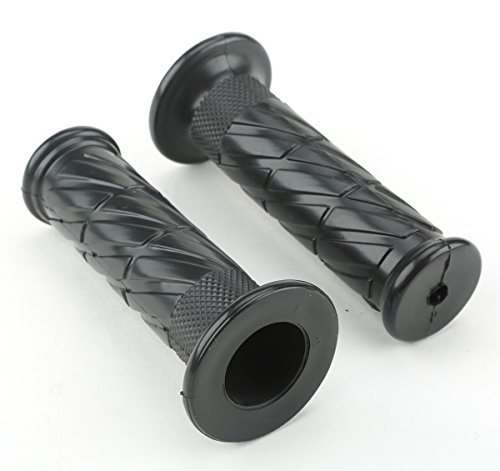 Onway Best ATV Motorcycle Handlebar Grips for Kawasaki and Yamaha (both 7/8", black 2)
