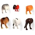 Kikkerland Farm Animal Butt Magnets, Set of 6 (MG26)