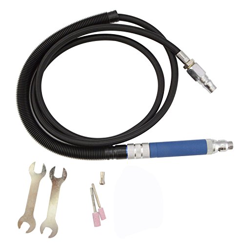 Saim 1/8" Micro Air Pencil Die Grinder Tool Pneumatic 3mm with Case,70000rpm - Thumbnail 2