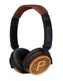 BiGR Audio xlmlbpip3 Pittsburgh Pirates Natural Wood Finish Headphones for Smartphones