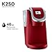 Keurig K250 Coffee Maker, Single Serve K-Cup Pod Coffee Brewer, With Strength Control, Imperial Red