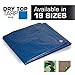 Dry Top 1216 Medium Duty Tarp, 12x16 Feet, Blue