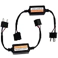 LX-LIGHT (2PCS H4(9003) Anti Flicker Harness Error Free Decoders Fit Any 7 Inch Round LED Headlight Systems Compatible with J