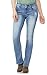 WallFlower Jeans Junior's Instastretch Luscious Curvy Bootcut Jeans, Fiji, 13