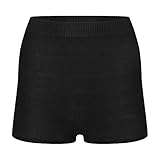 Seamless Mesh Knit Underwear Postpartum Maternity Post Surgical Disposable Women's Panties Brief 5 Count (Black)