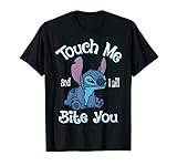 Stitch Touch Me And I Will Bite You Funny shirt for fans