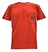 Harley-Davidson Men's Road Warrior Short Sleeve Chest Pocket T-Shirt, Tangerine