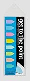 Get to the Point - Magnetic Arrow Bookmarks (Pastel - Set of 8)