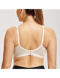 Sujetador deportivo SYROKAN para mujer, de alto impacto, sin cables, talla grande