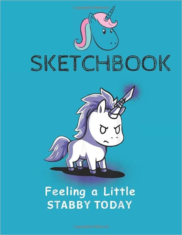 Cute Unicorn Kawaii Sketchbook 