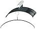 Mawa by Reston Lloyd, Euro Ultra-Thin Series, Non-Slip Space Saving Clothes Hanger, Style 40/PT for T-Shirts, Blouse, & Sun Dresses, Set of 20, Black