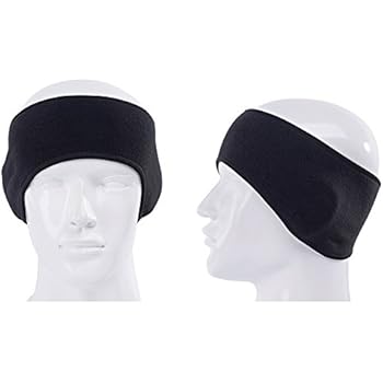 GoYonder Fleece Thermal Headbands Ear Warmers 2 Black