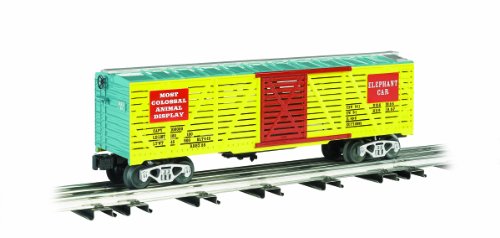 Williams by Bachmann 40-Feet Ringling Bros. and Barnum and Baily Stock Car Elephant Car - O Scale