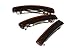 Classic Brown Hair Barrette - Set of Three (3)