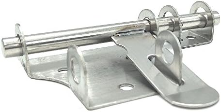 Stainless Steel Door Latch Bolt Door Latch Lock Magnetic Tongue Sliding Lock Barrel Bolt 6 inch