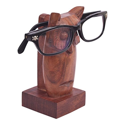 Spectacle Holder Wooden Eyeglass Stand Owl Shaped handmade Display Optical Glasses Accessories
