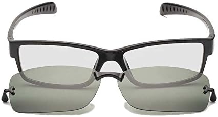 Prescription eyeglasses frames men eye glasses computer eyewear 2 in 1 sunglasses
