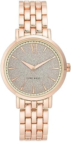 Nine West Women's Rose Gold-Tone Bracelet Watch, NW/2402GLRG price