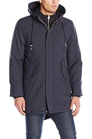 levi's mens lightweight fishtail parka olive night