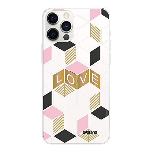 Evetane - Carcasa para iPhone 12/12 Pro, diseño de Cubos en promo sur Amazon