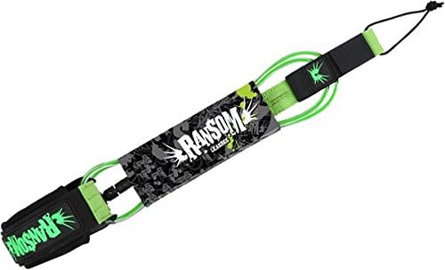 Ransom Lb Calf 9' Clear/Green Surfboard Leash