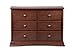 Delta Children Bentley Six Drawer Dresser, Chocolate