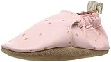 Robeez Girls' Prince Charming Crib Shoe, Prince Charming Light Pink, 6-12 Months M US Infant