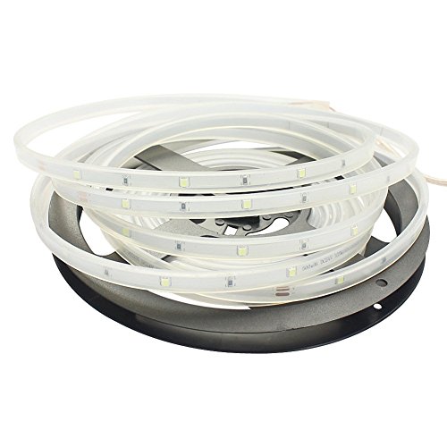 100Leds Copper Strip Light,WONFAST Waterproof 16.4ft/5M Flexible SMD2835 LED Ribbon Mood Rope Solar String Light for Home Bedroom Theater Accent Decoration Christmas Lighting (White)