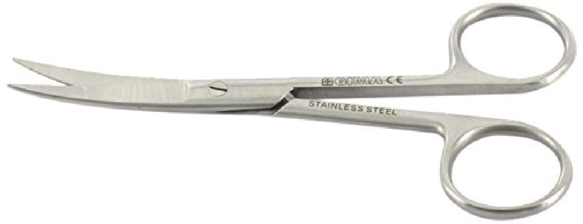 GIMA 26896 Scissors, Curved, Sharp, 11.5 cm