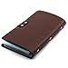 Longdex Soft Leather Business Name Card Holder Book with 204 Card Slots Credit Card Holder Wallet (Brown)