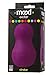 Doc Johnson Mood - Exciter - ULTRASKYN - Dual Texture Stroker - Narrow Side Has Massage Beads, Wide Side Has Thick Ribbing - Discrete - Male Masturbator - Purple