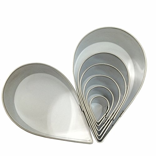 Cake Decorating Gumpaste Flowers Austin Rose Cutter Set Fondant Decor Kit Sugarcraft Modelling Tools for Cake Cupcake Decorating Stainless Steel