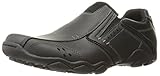 Skechers USA Men's Diameter Valen Slip-on Loafer, Black, 10.5 M US
