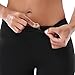 Mirity Women Activewear Yoga Pants Tight Spandex Workout Athletica Gym Yogapants Color Black+Grey Size M