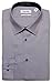 Calvin Klein Tone/Tone Stripe Slim Fit 100% Cotton Solid Dress Shirt - 33T046