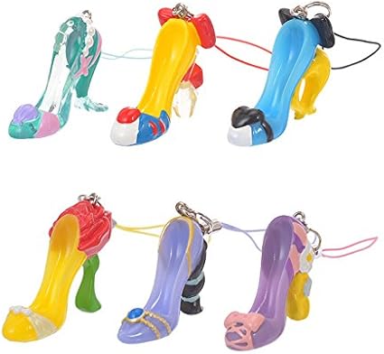 Amazon ディズニーストア 公式 シークレットストラップ ディズニーキャラクター ハイヒール ストラップ マスコット 通販