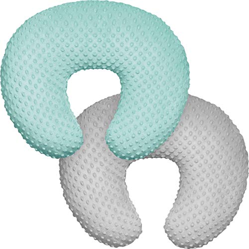 Minky Nursing Pillow Cover, Nursing Pillow Case Plush Breastfeeding Pillow Slipcover Fits Nursing Pillow, Ultra Soft…