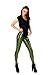 JNTworld Women Sexy Mermaid Fish Scale Hologram Soft Shine Leggings, S, Green