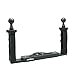 CamDive Universal full aluminium underwater video stabilizer tray with rubber handles