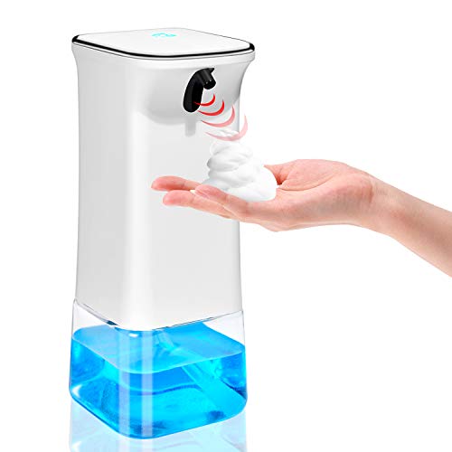 ibowee 350ml/12oz Touchless Hand Sanitizer Dispenser,Automatic Soap Dispenser, Wall-Mounted 2 Adjustable Liquid Soap for…