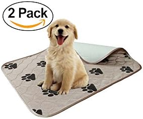 2 Pack Puppy Pad, Puppy Training Pads, Puppy Pee Pads, Pee Pee Pads, Washable, Reusable, Waterproof, Leakproof