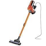 iwoly V600 Vacuum Cleaner 600W Lightweight Corded Bagless Stick and Handheld Vacuum with Cyclone HEPA Filtration