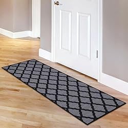 Machine Washable Moroccan Trellis Design Non-Slip