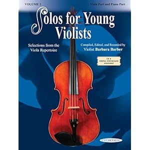 Solos for Young Violists – Viola Part and Piano Accompaniment, Volume 2: Selections from the Viola Repertoire