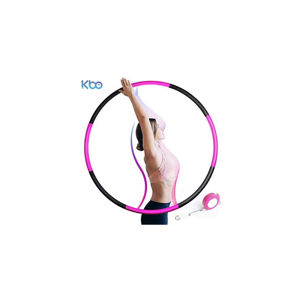 Hula Hoop for Adults Weighted Hoola Hoop for Fitness Exercise 8 Section Hoola Hoops Bulk