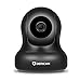 Dericam 720P HD WiFi Pan/Tilt IP Camera (1.0 Megapixel) Indoor Wireless Security Camera (Black), Plug & Play, 4X Digital Zoom, Two-Way Talk & Nightvision