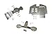 Statinless Steel Skid Plates for Front, Center, Rear Chassis for Traxxas Unlimited Desert Racer 4X4 (#85076-4) - 18Pc Set