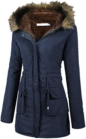 Billti Long Down Coat with Hood Pocket Parka